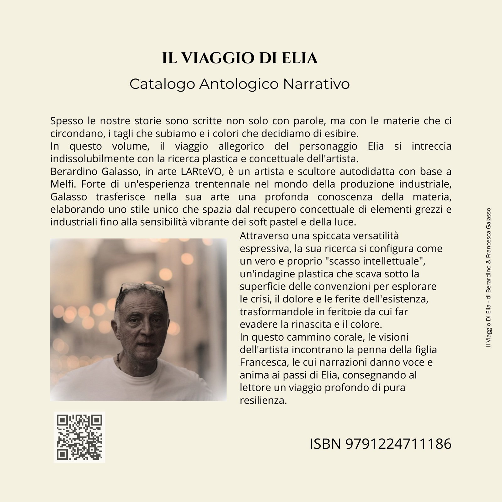 Quarta di copertina de Il viaggio di Elia